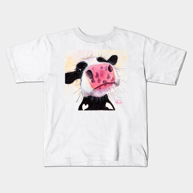 NoSeY CoW ' BeTTY BLueBeRRY ' BY SHiRLeY MacARTHuR Kids T-Shirt by ShirleyMac